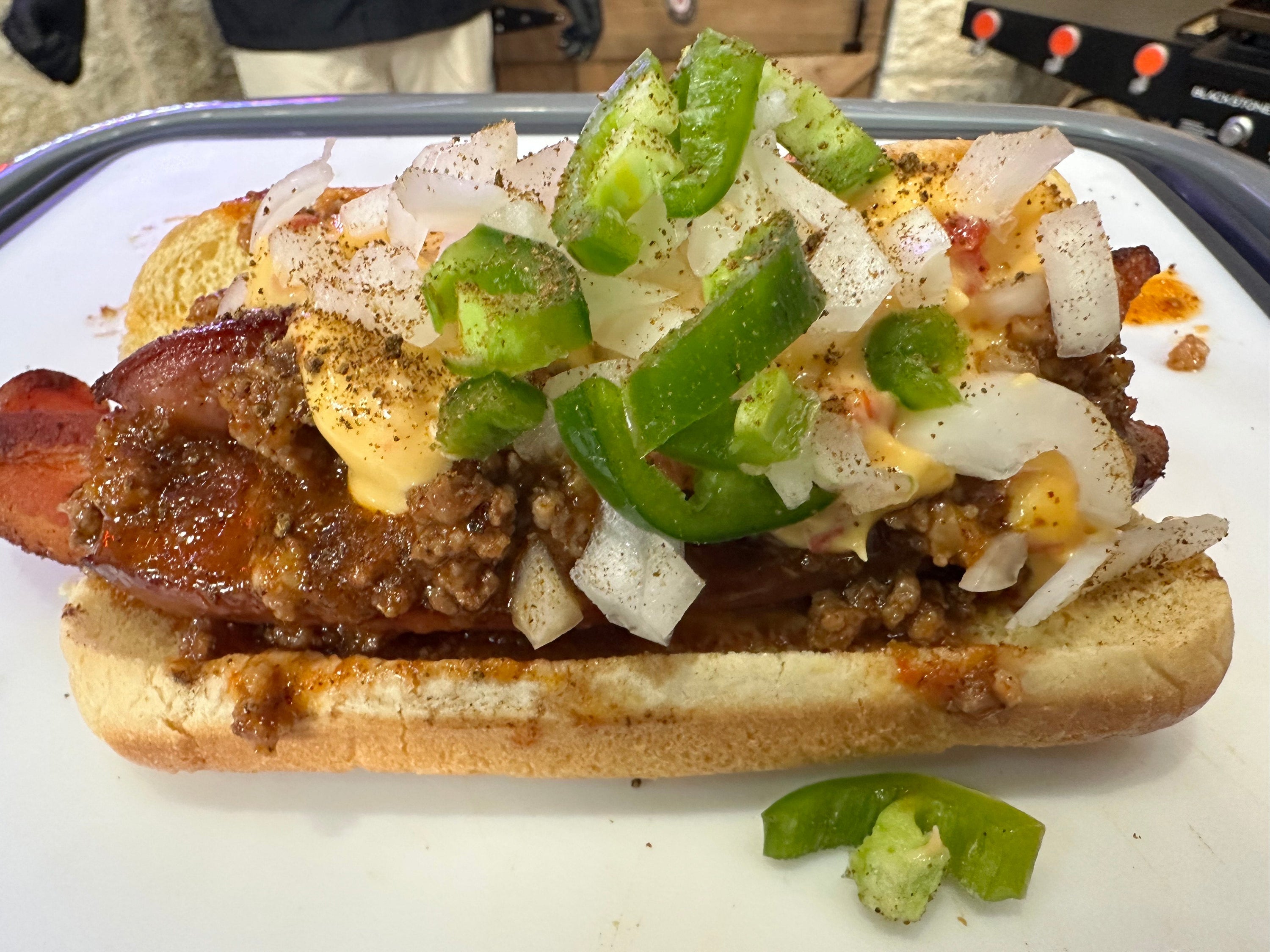 Killer Tailgate Texas Chili Dog (Texas Style)