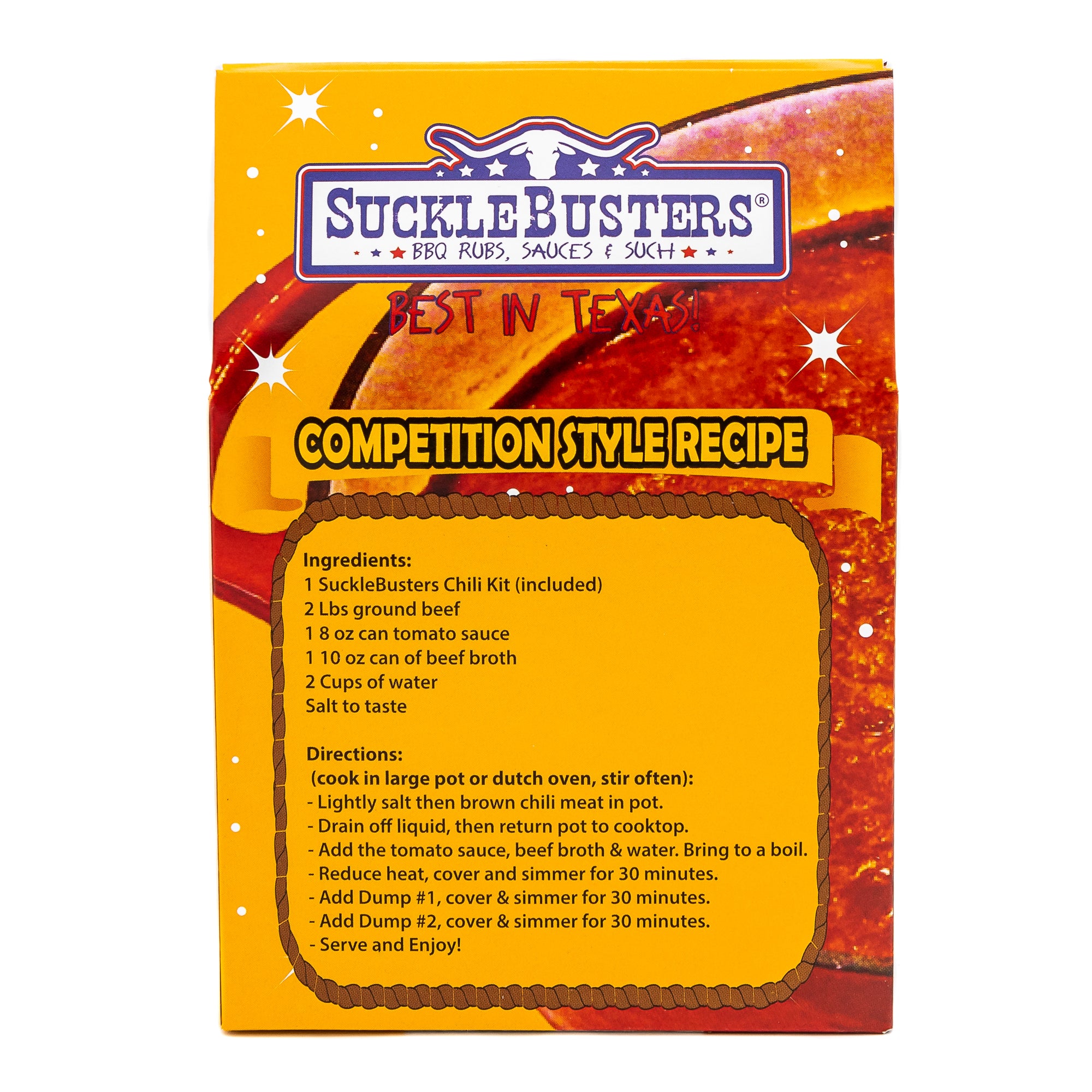 Competition Style Chili Kit