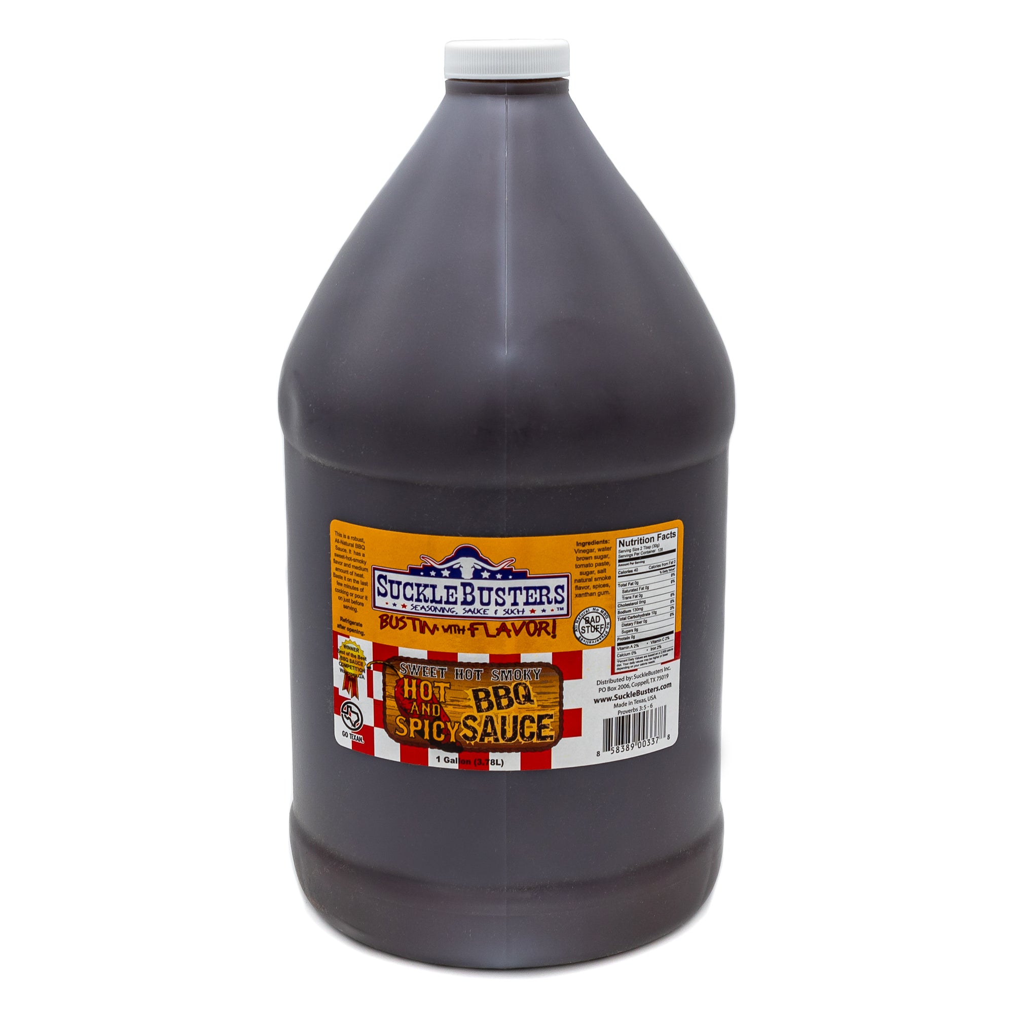 Hot & Spicy BBQ Sauce Gallon